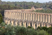 Scenic view of famous Pegoes Aqueduct , Tomar, Portugal — Stock Photo