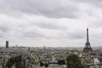 Vista panorâmica com a Torre Eiffel, Paris, França — Fotografia de Stock
