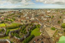 Vista panoramica del paesaggio urbano, Liverpool, Inghilterra, Regno Unito — Foto stock