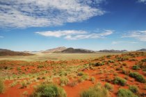 Deserto e paisagem montanhosa, Parque Nacional Namib-Naukluft, Namíbia — Fotografia de Stock