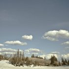 Panorama del paisaje, Wyoming, Estados Unidos - foto de stock