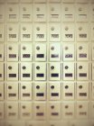 Post office mail boxes, full frame — Stock Photo