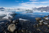 Wunderschöne Natur auf Island, jokulsarlon Lagune — Stockfoto