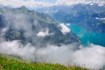Scenic view of Fronalpstock mountain and lakes, Switzerland — Stock Photo