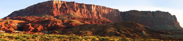 Scenic panoramic view of beautiful Vermillion Cliffs, Arizona, USA — Stock Photo
