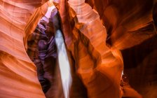 Мальовничий вид на сонці в Каньйон Антилопи, сторінки, Арізона, США — стокове фото