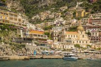 Vue panoramique de positano, côte amalfitaine, Italie — Photo de stock