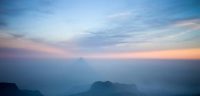 Vista panoramica dell'alba ad Adams Peak, Sri Lanka — Foto stock