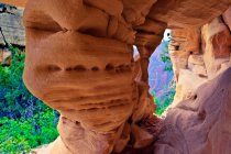 Столбы тропы Гранд Вью, Гранд Каньон, Аризона, США — стоковое фото