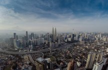 Вид з повітря на Куала - Лумпур (Малайзія). — стокове фото