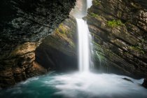 Majestosa vista da fascinante cachoeira Thur, Skt Gallen, Suíça — Fotografia de Stock