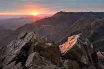 Garnet Peak Summit all'alba, Cleveland National Forest, California, USA — Foto stock