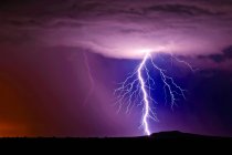 Vue panoramique de la tempête de foudre, Arlington, Arizona, USA — Photo de stock