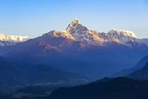 Vista panoramica della montagna di Ama Dablam, Himalaya, Nepal — Foto stock