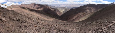 Vista panoramica del passo d'alta quota Kongmaru La, Ladakh, India — Foto stock
