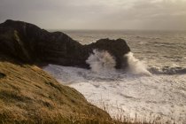 Scenic view of severe storm at Durdle Door, Dorset, UK — Stock Photo