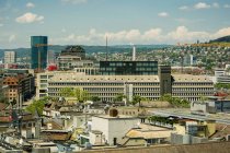 Vista panoramica sul paesaggio urbano, Zurigo, Svizzera — Foto stock