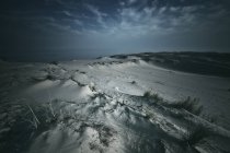 Живописный вид на песчаные дюны на пляже, Нида, Литва — стоковое фото