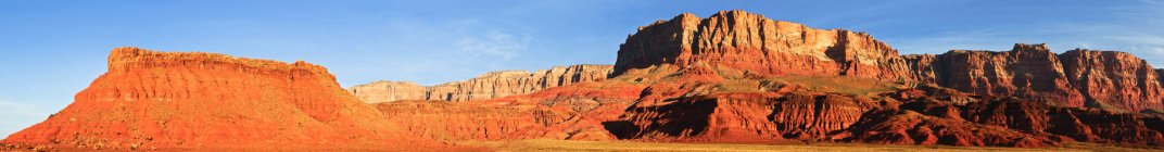 Vista panorámica de Vermillion Cliffs, Arizona, EE.UU. - foto de stock