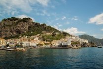 Vista panoramica sulla Costiera Amalfitana, Campania, Italia — Foto stock