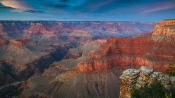 Vista panorámica de Grand Canyon Village, Arizona, EE.UU. - foto de stock