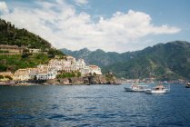 Vista panoramica sulla Costiera Amalfitana, Campania, Italia — Foto stock