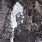 Vista panorámica de la formación de rocas, Cederberg, Western Cape, Sudáfrica - foto de stock
