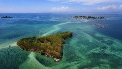 Vista aérea da ilha Gili Kere, lombok, Indonésia — Fotografia de Stock