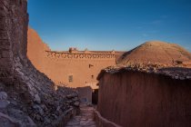 Vista panoramica della città vecchia, AitBenHaddou, Quarzazate, Marocco — Foto stock