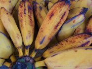 Closeup of ripe tasty bananas, full frame — Stock Photo