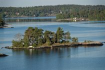 Vista panorámica del archipiélago de Estocolmo, Suecia - foto de stock