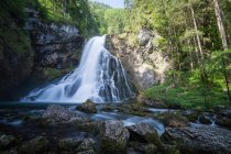Waterfall in the Austrian Alps, Salzburg, Austria — Stock Photo