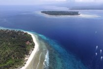Vista aerea di gili meno, Lombok, Indonesia — Foto stock