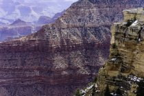 Vue panoramique du Grand Canyon depuis la rive sud, Arizona, États-Unis — Photo de stock