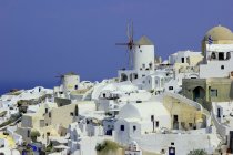 Vista panorámica de la ciudad, Santorini, Grecia - foto de stock