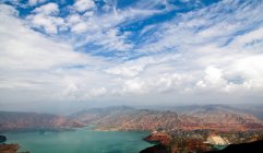 Scenic view of Kanbula National Forest Park, Danxia, China — стоковое фото