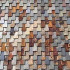 Close-up view of slate tiles on a roof — Stock Photo