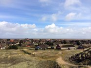 Vista panorámica del pueblo de Sonderho, Fanoe, Dinamarca - foto de stock