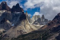 Majestic view of Cuernos del Paine, Torres del Paine National Park, Patagonia, Chile — Stock Photo