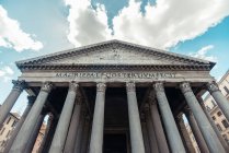 Vista panoramica del maestoso Pantheon, Roma, Italia — Foto stock