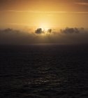 Vista panorámica del canal inglés al amanecer, Reino Unido - foto de stock