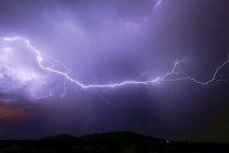 Мальовничим видом monsoon буря, Арізона, США — стокове фото