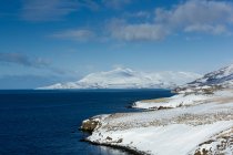 Vista panorámica del majestuoso paisaje, Islandia, Eyjafjordur - foto de stock