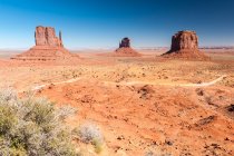 Scenic view of Mittens, Monument Valley, Utah, USA — Stock Photo