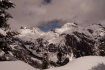 Vista panorámica de Cheam Range desde Mt. Laughington, Columbia Británica, Canadá - foto de stock