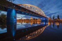 Vista panorámica del puente John Frost, Holanda - foto de stock