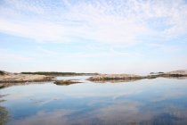 Vista panorâmica das zonas húmidas, ausa, norway — Fotografia de Stock