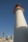 Low angle view of Cape Bowling Green Lighthouse, Darling Harbor, Sydney, Australia — Stock Photo