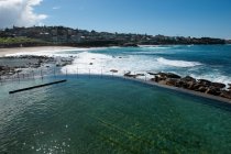 Vista panoramica della piscina pubblica bronte, Sydney, Australia — Foto stock