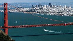 Мост Золотые ворота, США, Калифорния, Сан-Франциско — стоковое фото